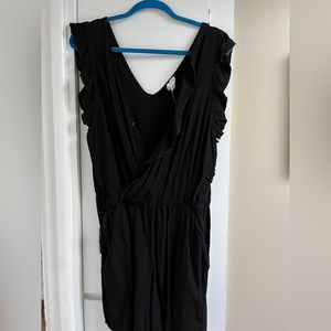 Anthropologie - Amadi Black Romper